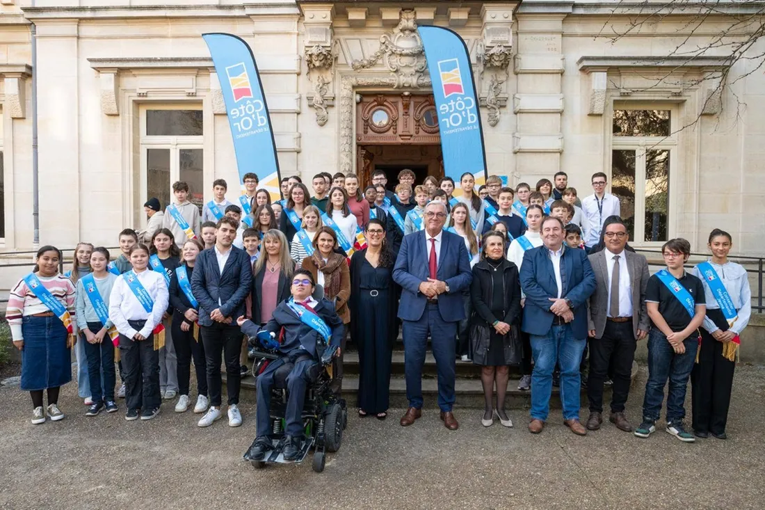 François Sauvadet a accueilli ce mercredi les nouveaux conseillers départementaux jeunes 