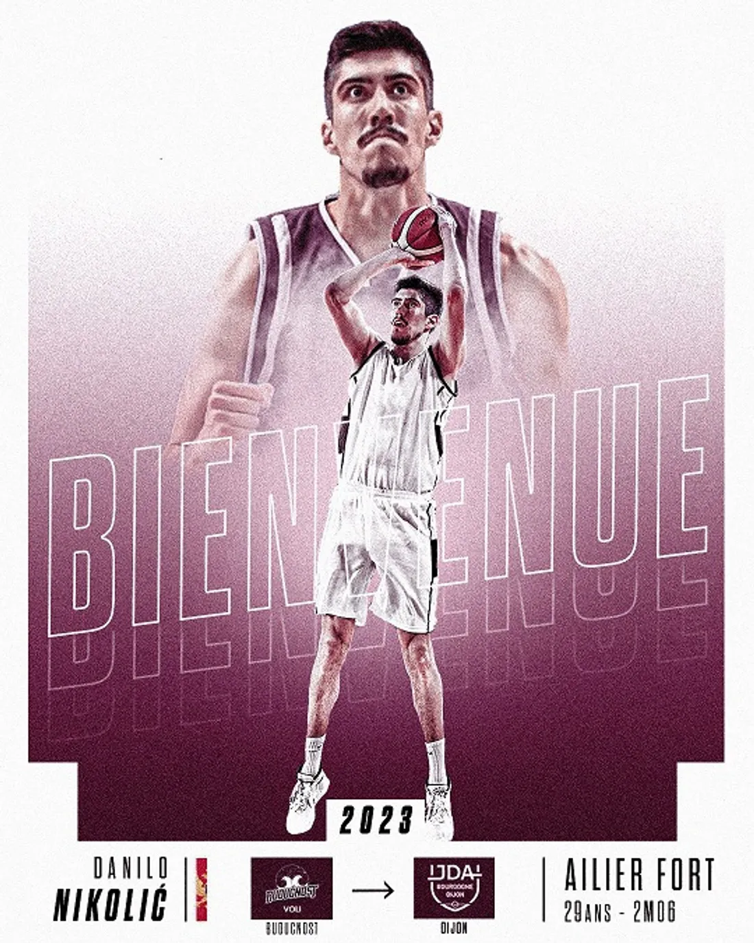 Danilo Nikolic a signé à la JDA Dijon 