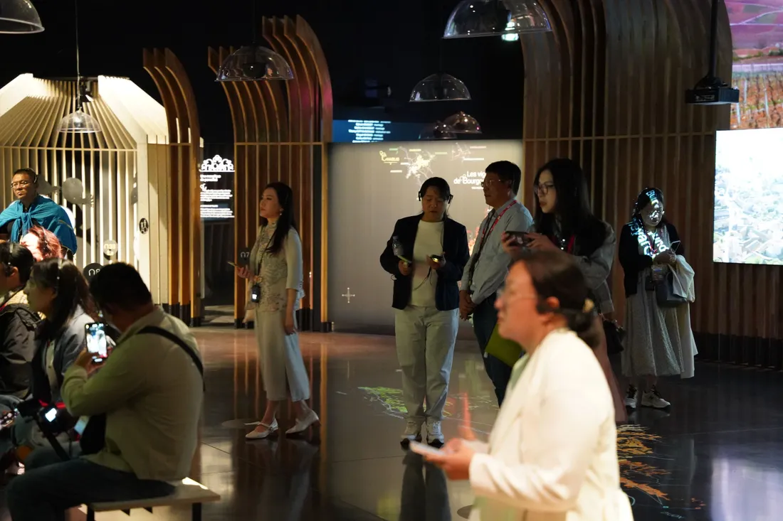 Le parcours de visites propose une version autoguidée en mandarin.