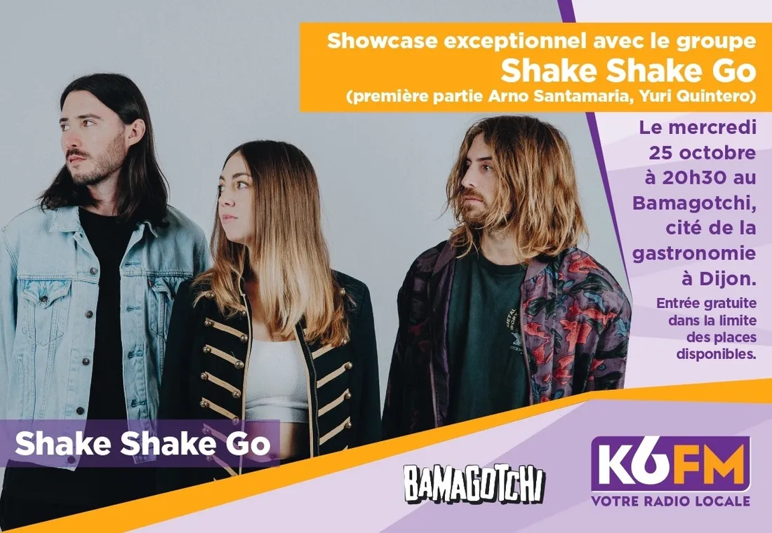 Shake Shake Go, Arno Santamaria et Yuri Qintero seront présents !