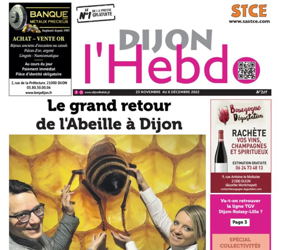 Le nouveau numéro de Dijon l'hebdo vient de paraitre