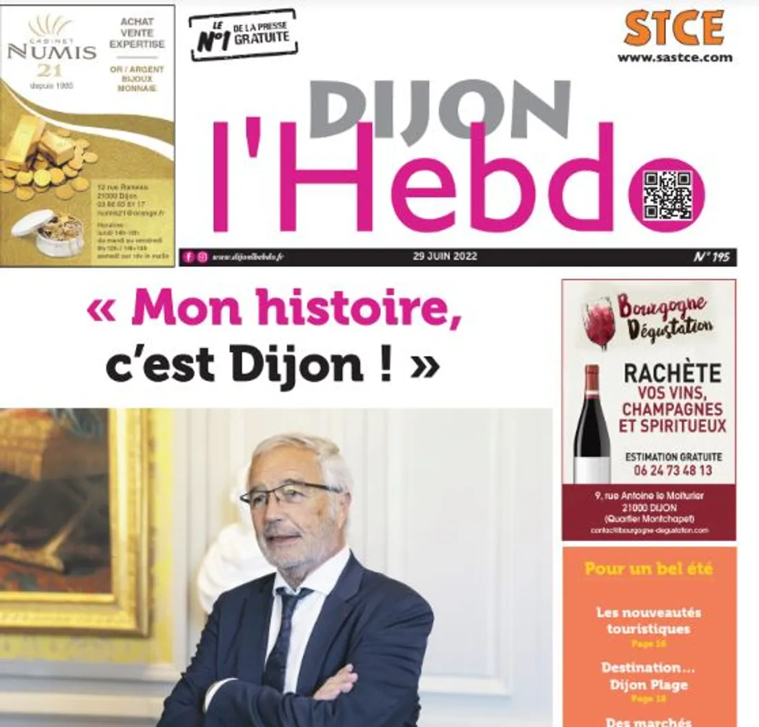 Le nouveau numéro de Dijon l'hebdo vient de paraitre 