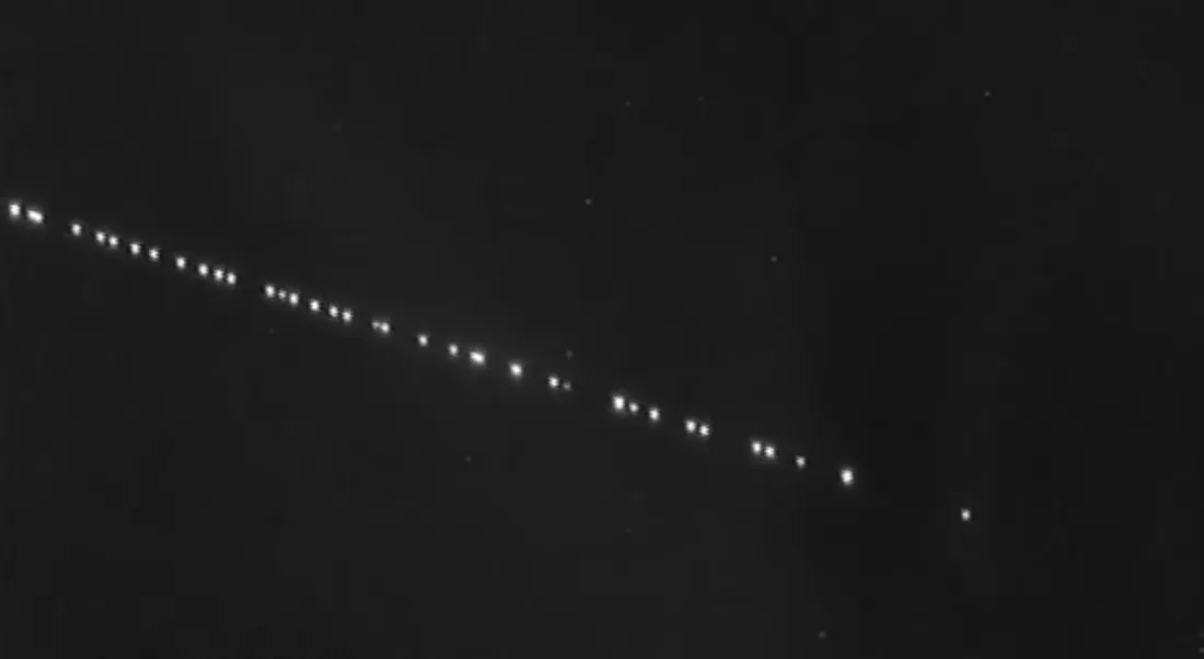 Phénomène similaire observé dans le ciel en décembre 2019.