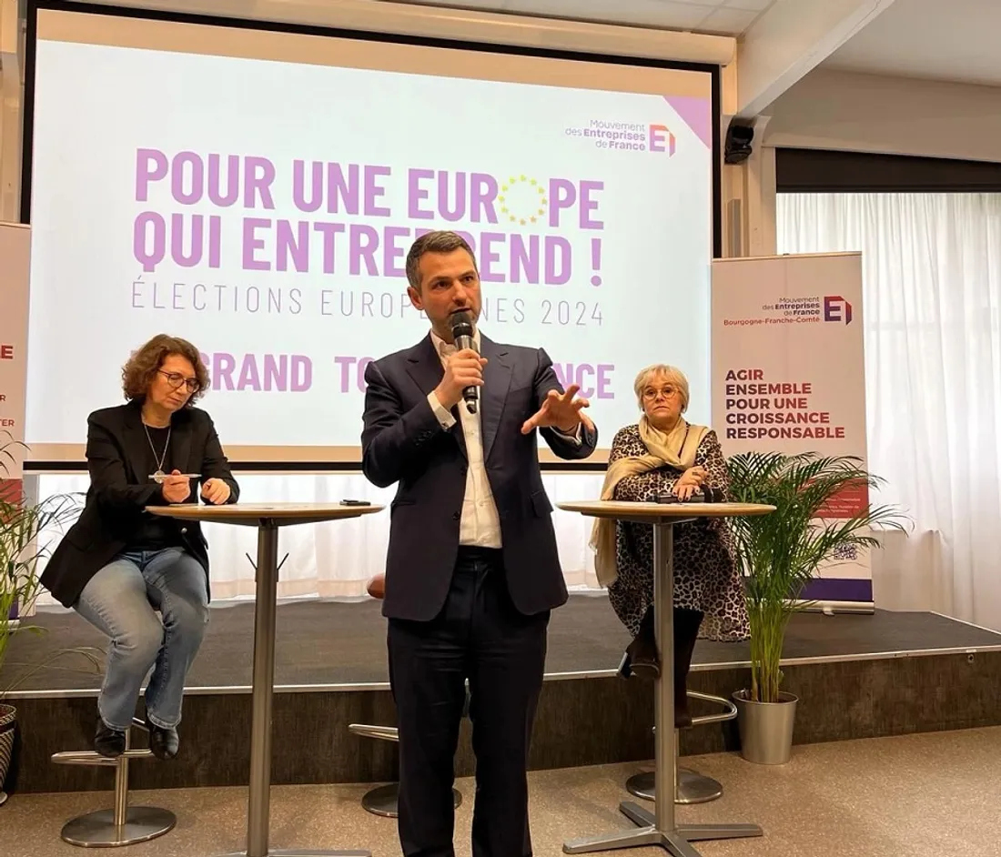Fabrice le Saché a clôturé à Dijon son tour de France pour « une Europe qui entreprend »