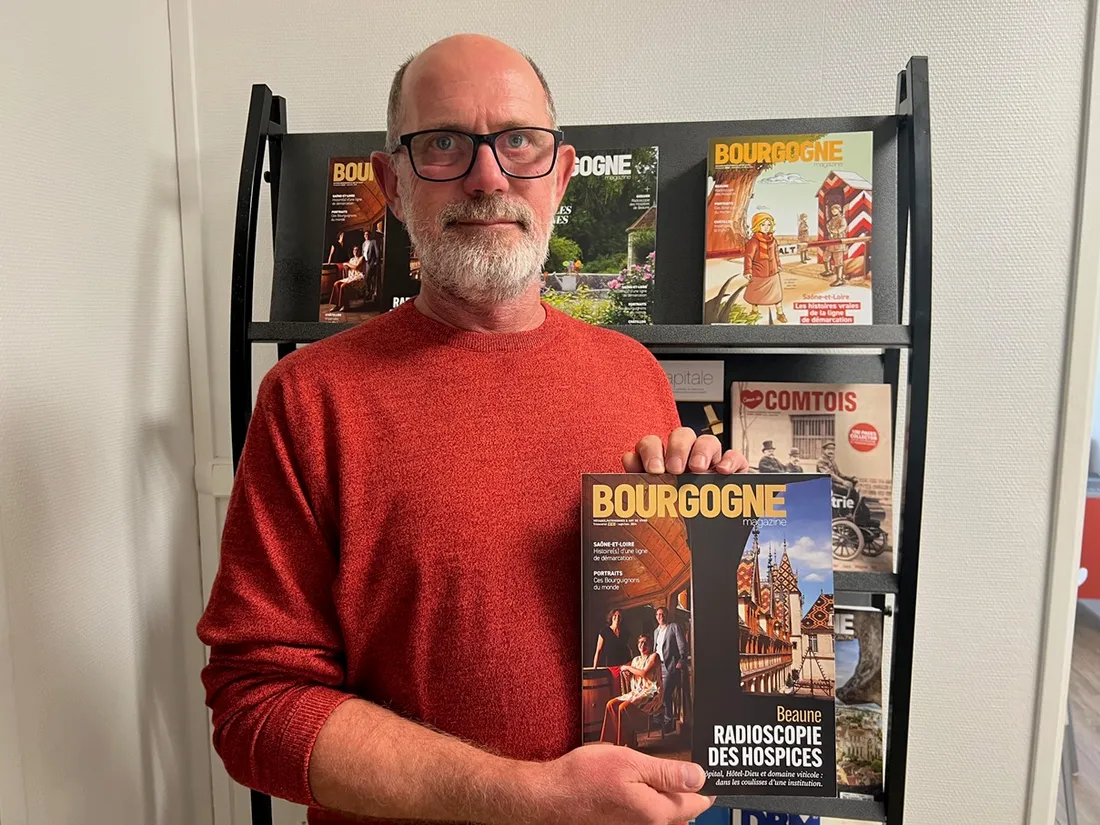 Geoffroy Morhain, rédacteur en chef de Bourgogne magazine 