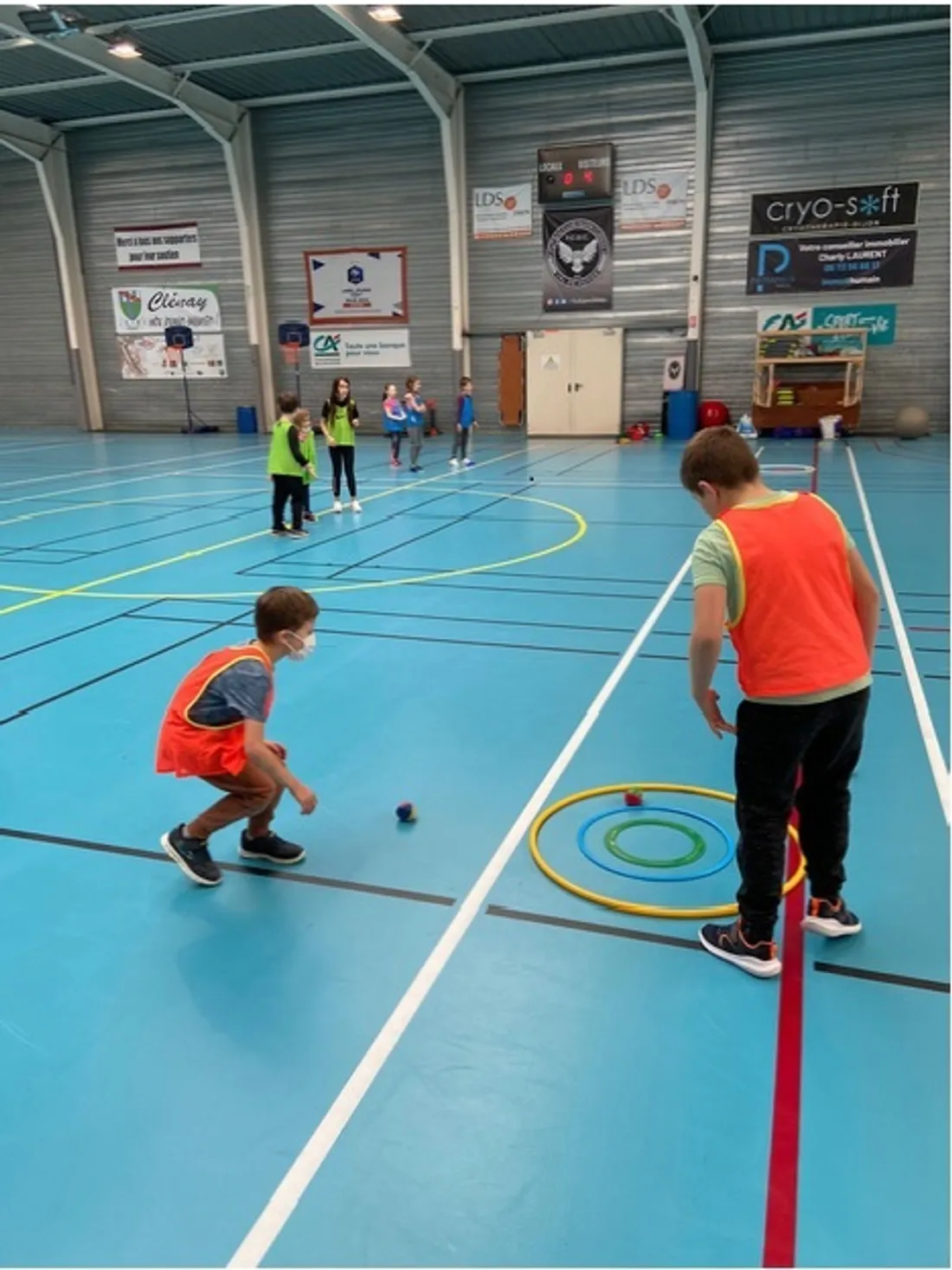 Le gymnase de Clénay fait partie des équipements sportifs de la communauté de communes 