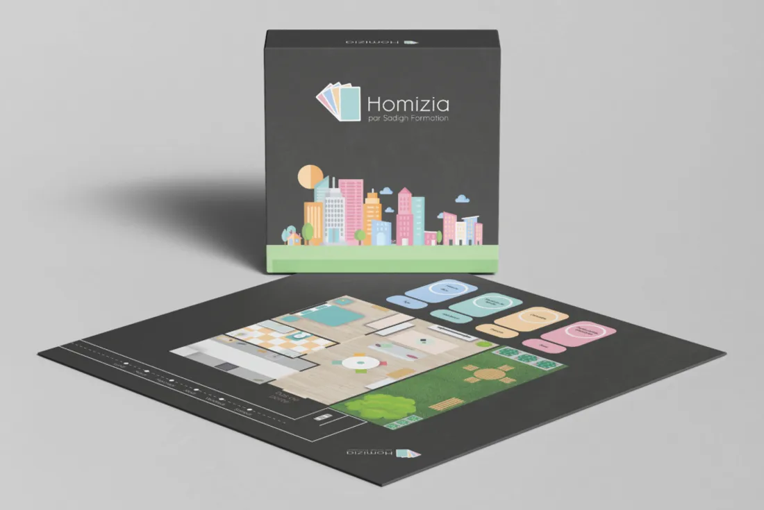 « HOMIZIA » est un jeu de plateau pédagogique 