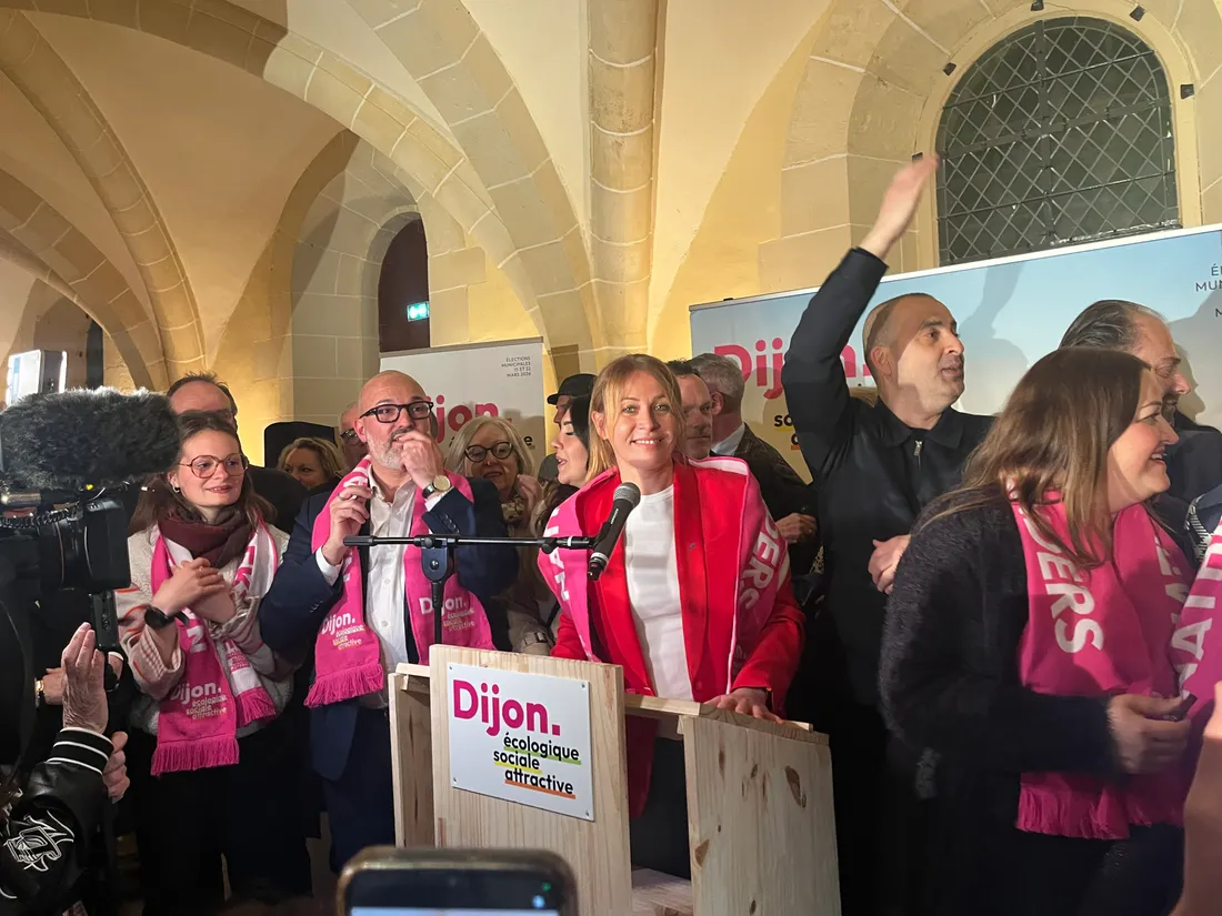 La maire sortante Nathalie Koenders est réélue à Dijon avec 58% des voix.