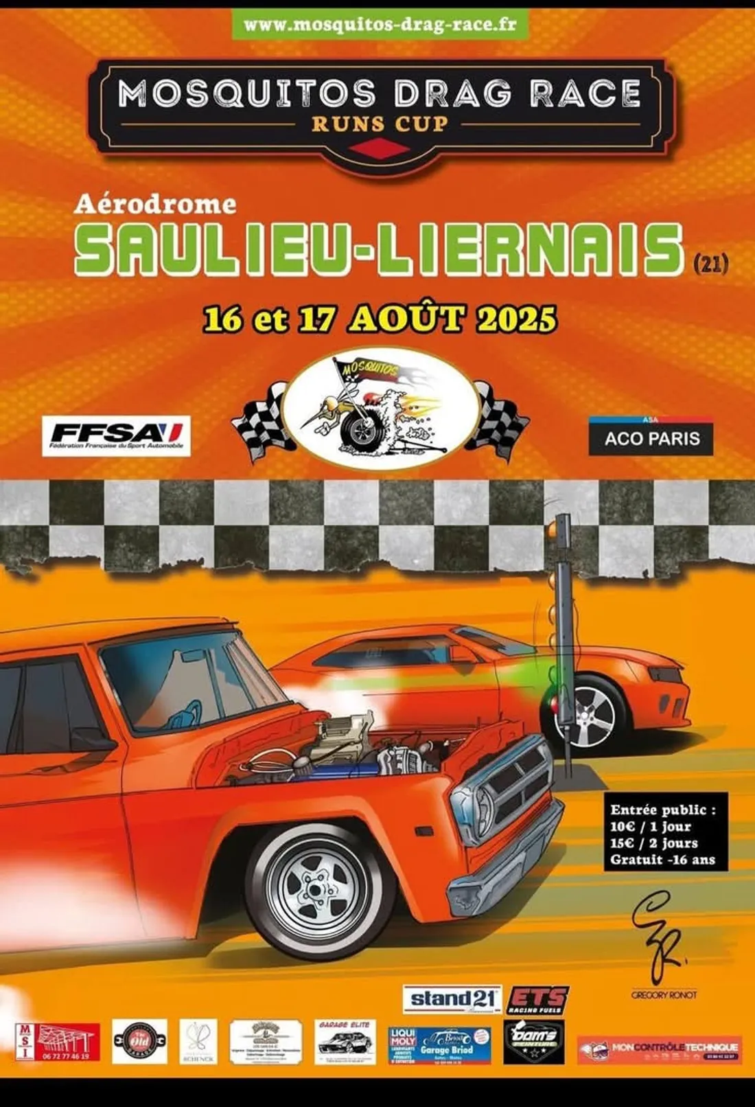 La 32ème Mosquitos Drag Race se tiendra les 16 et 17 août.