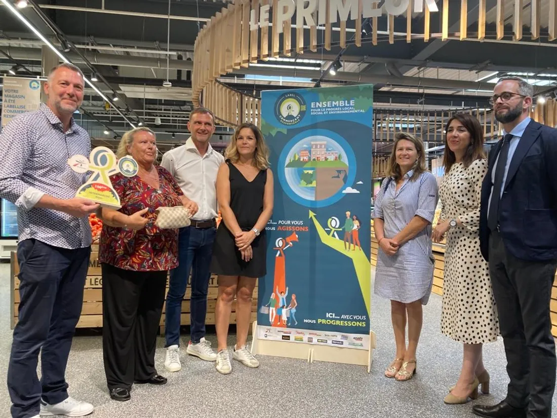 La remise du trophée avait lieu lundi dans le magasin Intermarché 