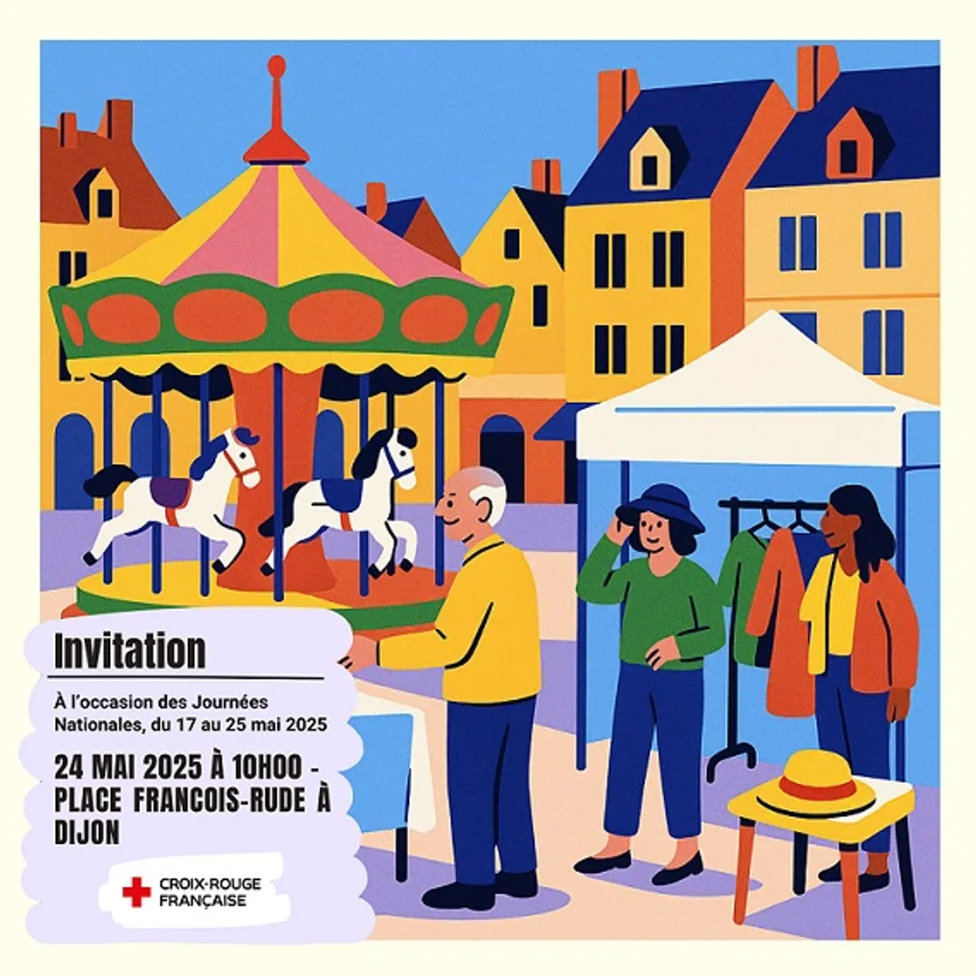 La Croix-Rouge de Dijon mobilisée pour les Journées Nationales, samedi 24 mai