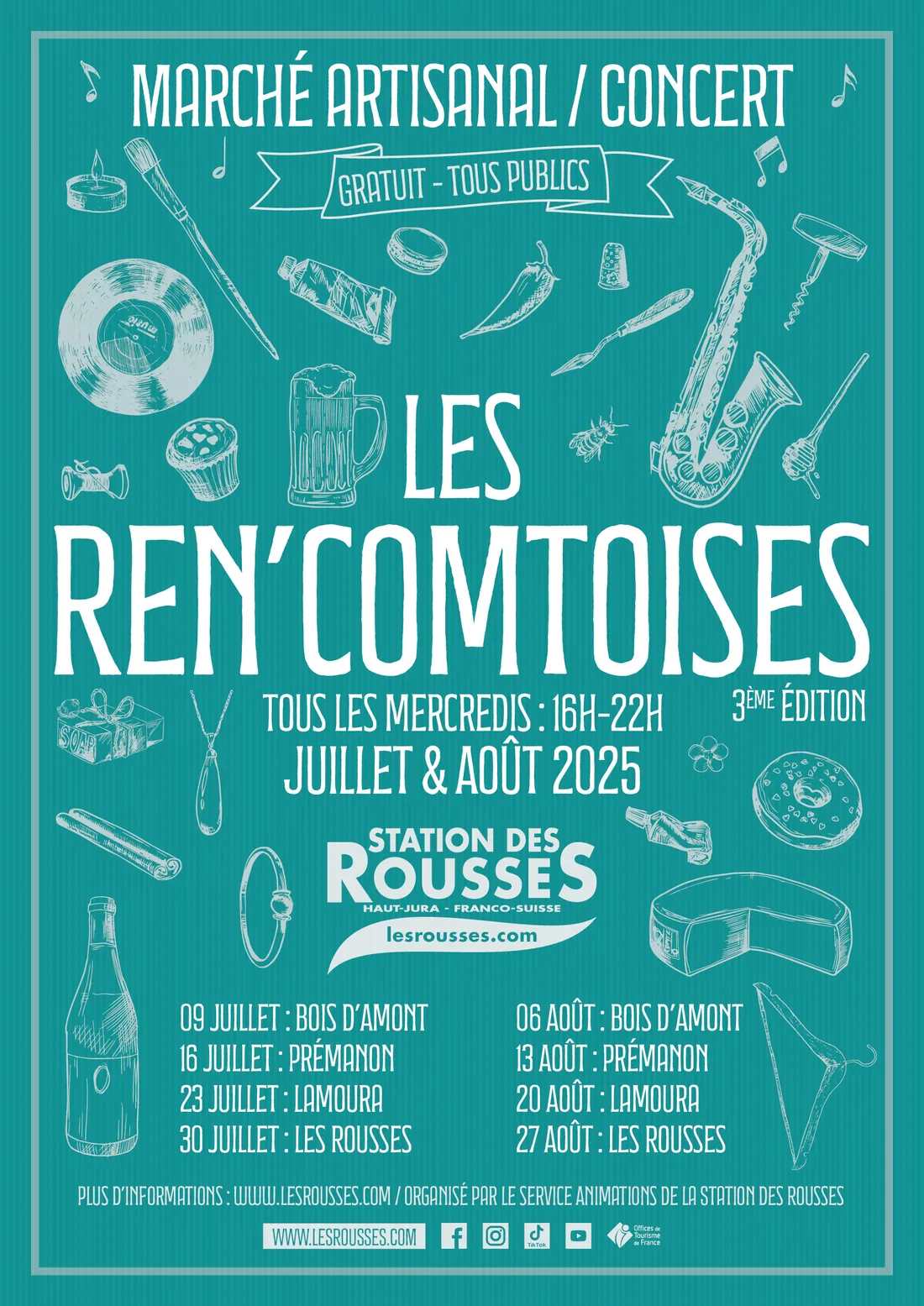 Le programme d'animations du mois d'août est chargé à la station des Rousses.