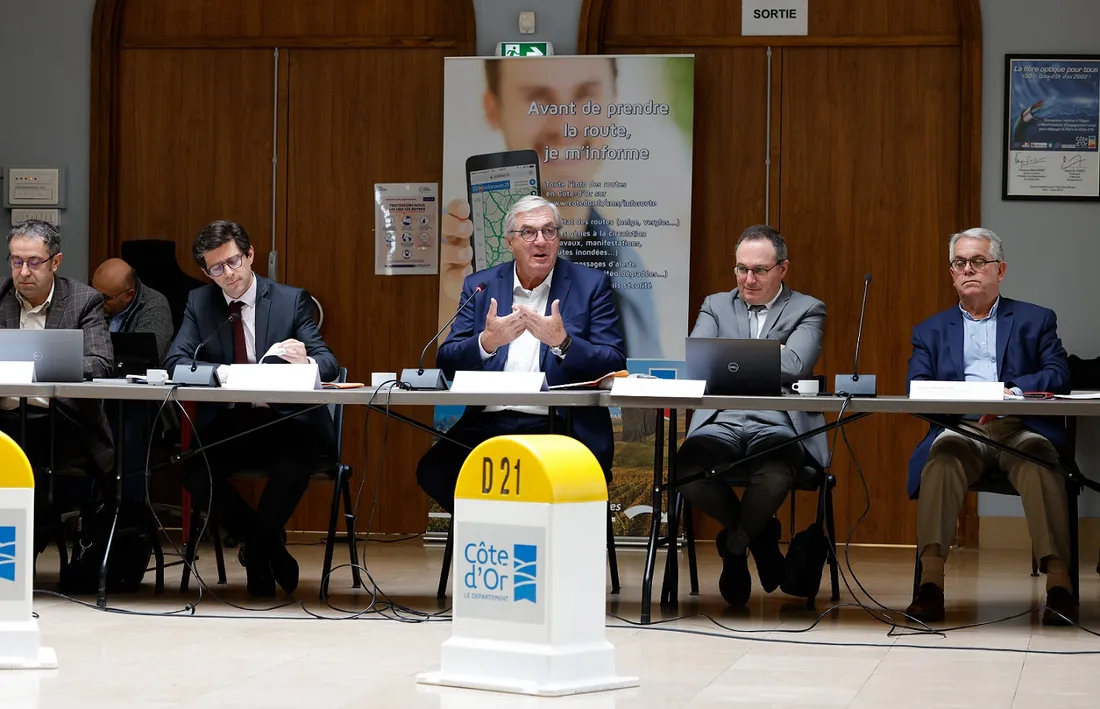 François Sauvadet a réuni ce vendredi le 4eme observatoire départemental de la sécurité routière 