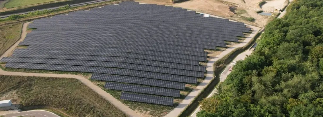 La nouvelle centrale solaire à Gevrey-Chamberti inaugurée ce lundi 8 septembre. 
