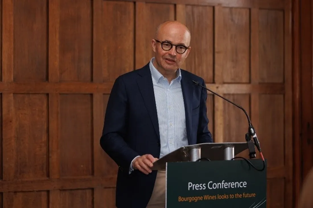 Laurent Delaunay, le président du Bureau Interprofessionnel des Vins de Bourgogne 