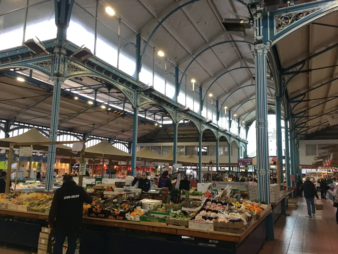 Des travaux d’embellissement débutent ce lundi 17 mars autour des Halles de Dijon
