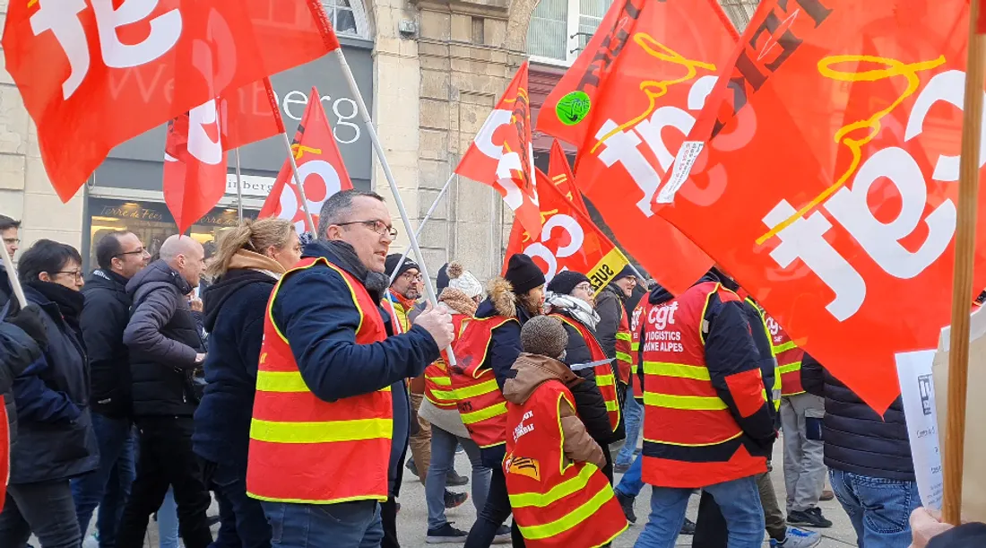 Selon les syndicats, 15 000 personnes avaient manifestés mardi dernier à Dijon 