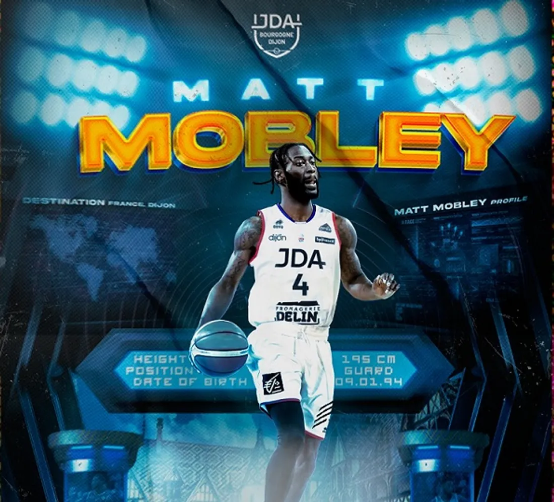 L’arrière américain Matt Mobley arrive à la JDA en qualité de pigiste médical