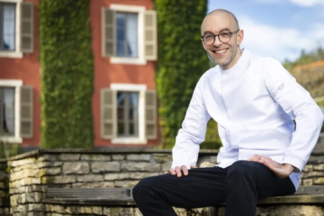 Maxime Lesobre est le chef du restaurant du château de Courban 