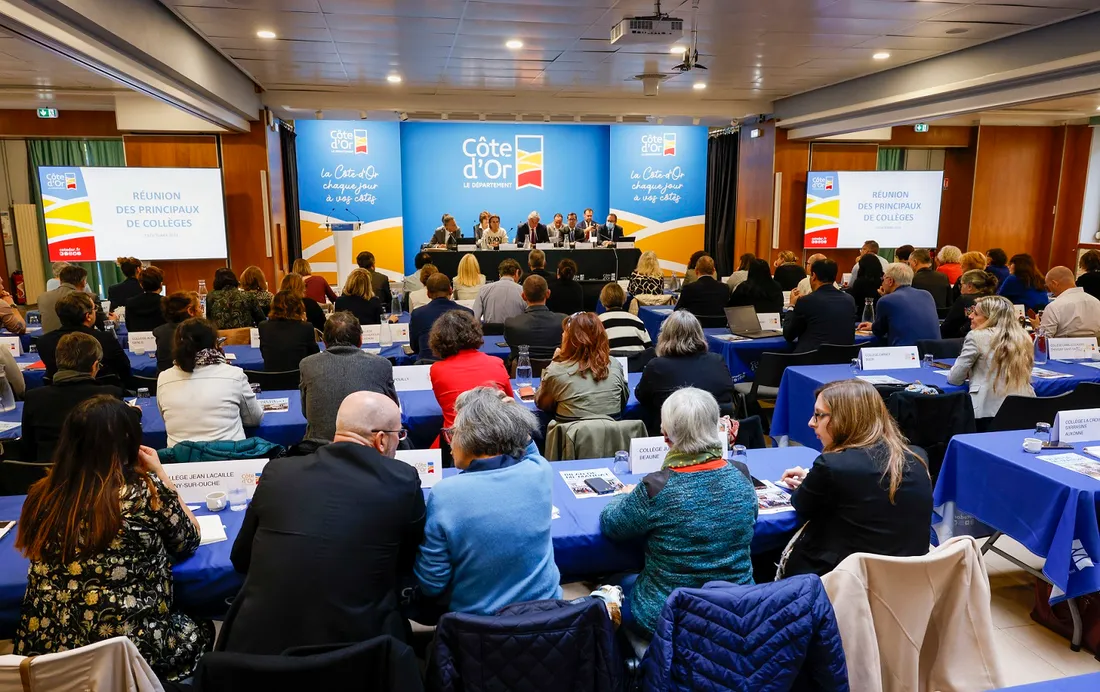 François Sauvadet tenait une réunion ce jeudi avec les principaux des collèges du département