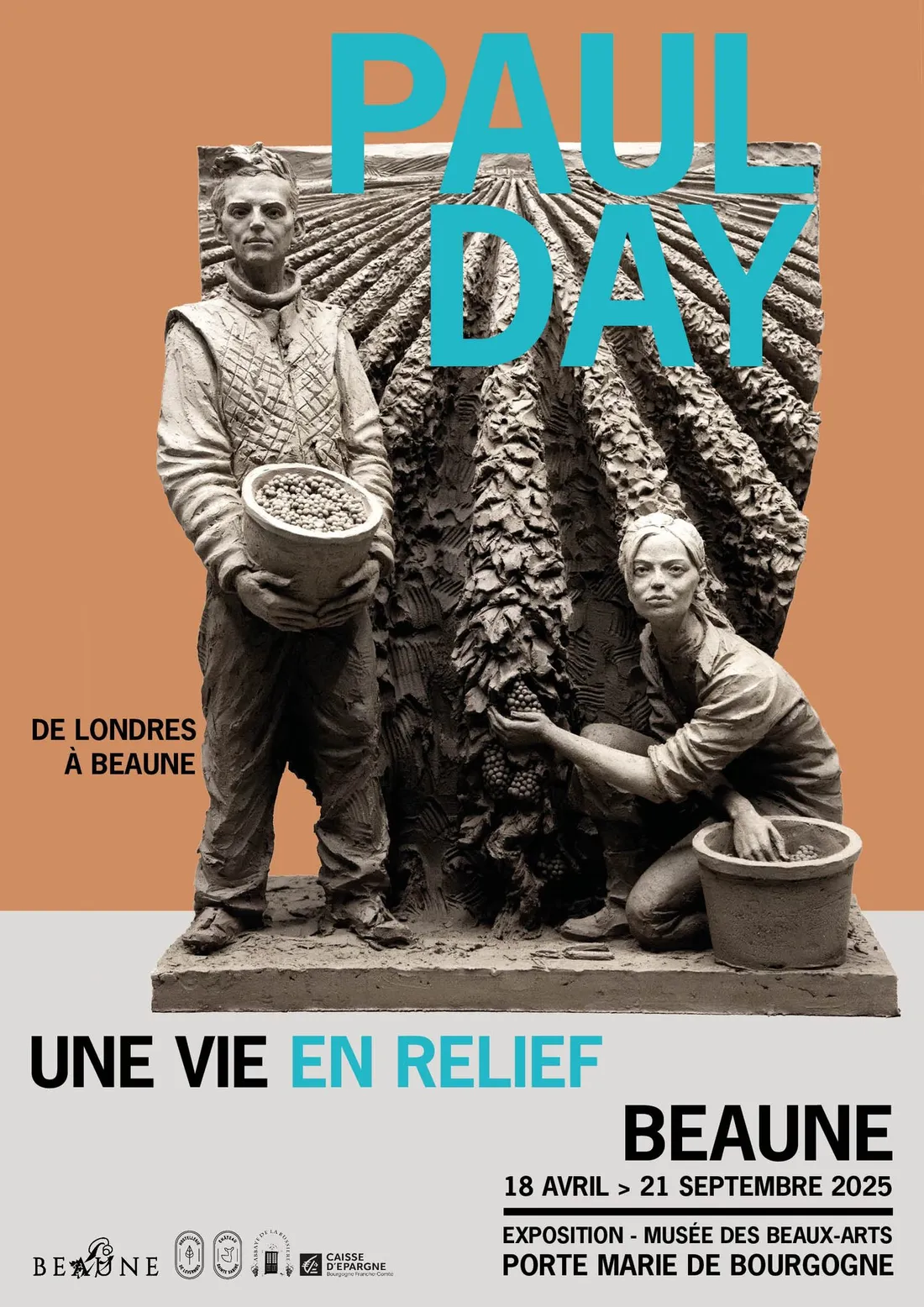 Exposition « Paul Day, une vie en relief de Londres à Beaune »