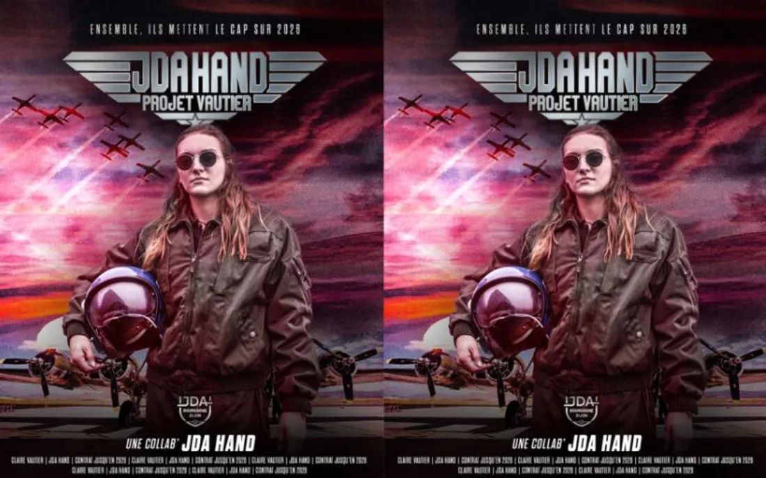 La JDA handball a annoncé la prolongation du contrat de Claire Vautier de manière humoristique 