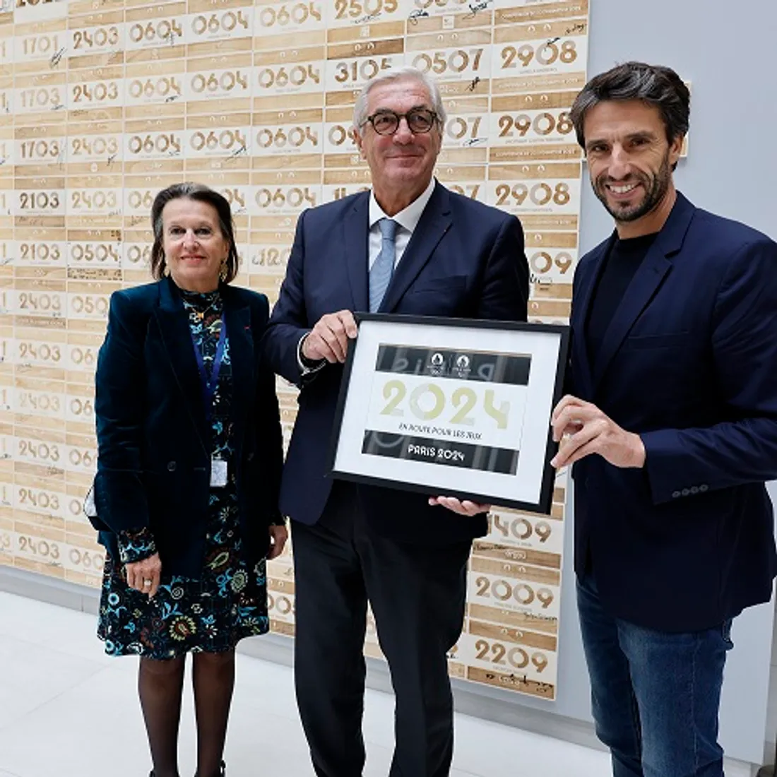 François Sauvadet et Tony Estanguet ont signé ce mardi une convention de partenariat 