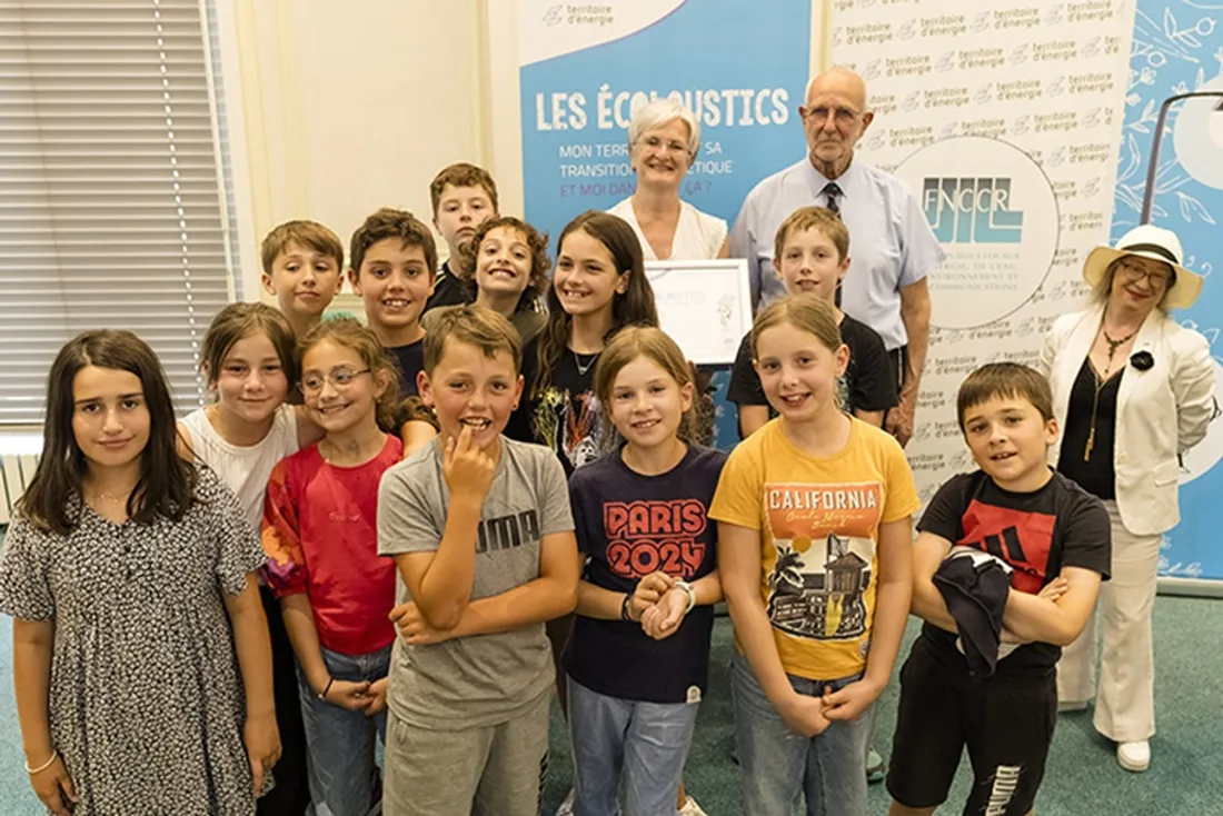 La classe de CM1/CM2 de l’école primaire du Levant à Marsannay-le-Bois a été distinguée