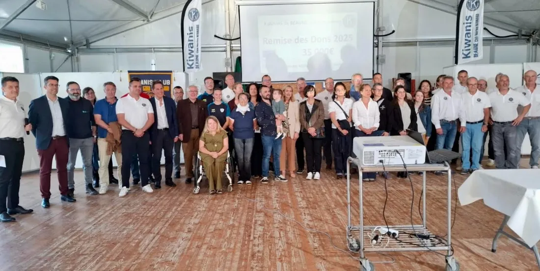 Toutes les associations entourées par les Kiwaniens 