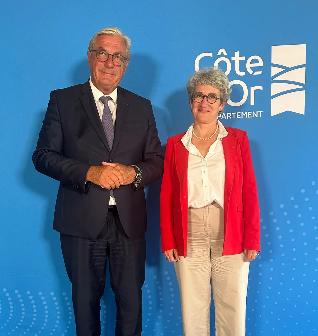 François Sauvadet et Cécile Avezard