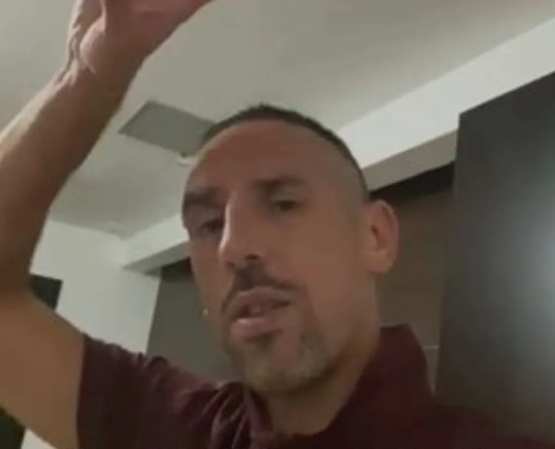 Franck Ribéry a enregistré cette semaine un message de soutien sur Facebook 