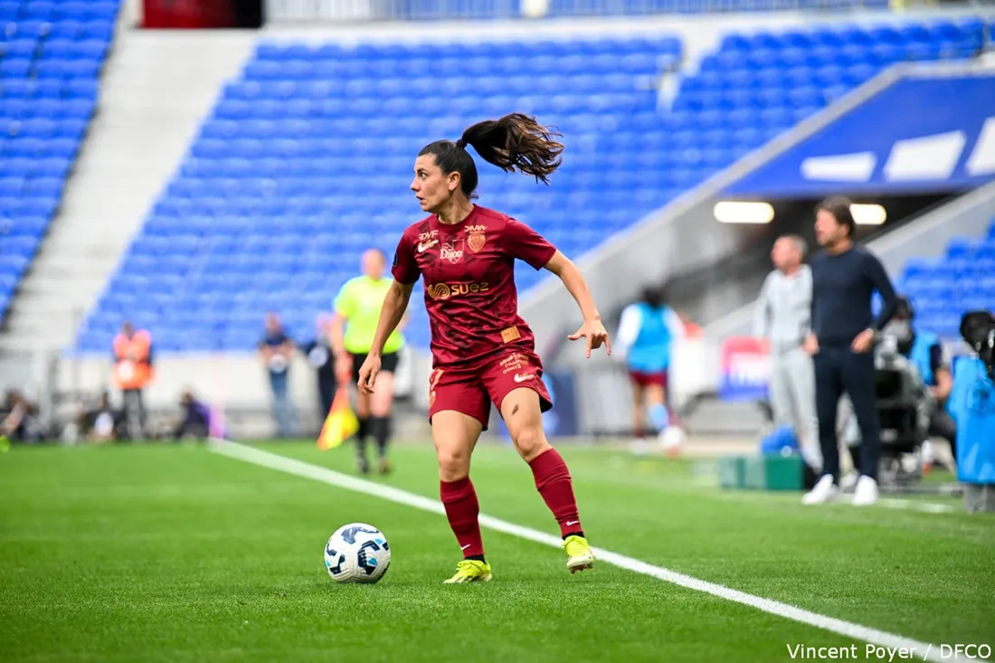 Rose Lavaud, au DFCO depuis 2019, a annoncé raccrocher les crampons et prendre sa retraite