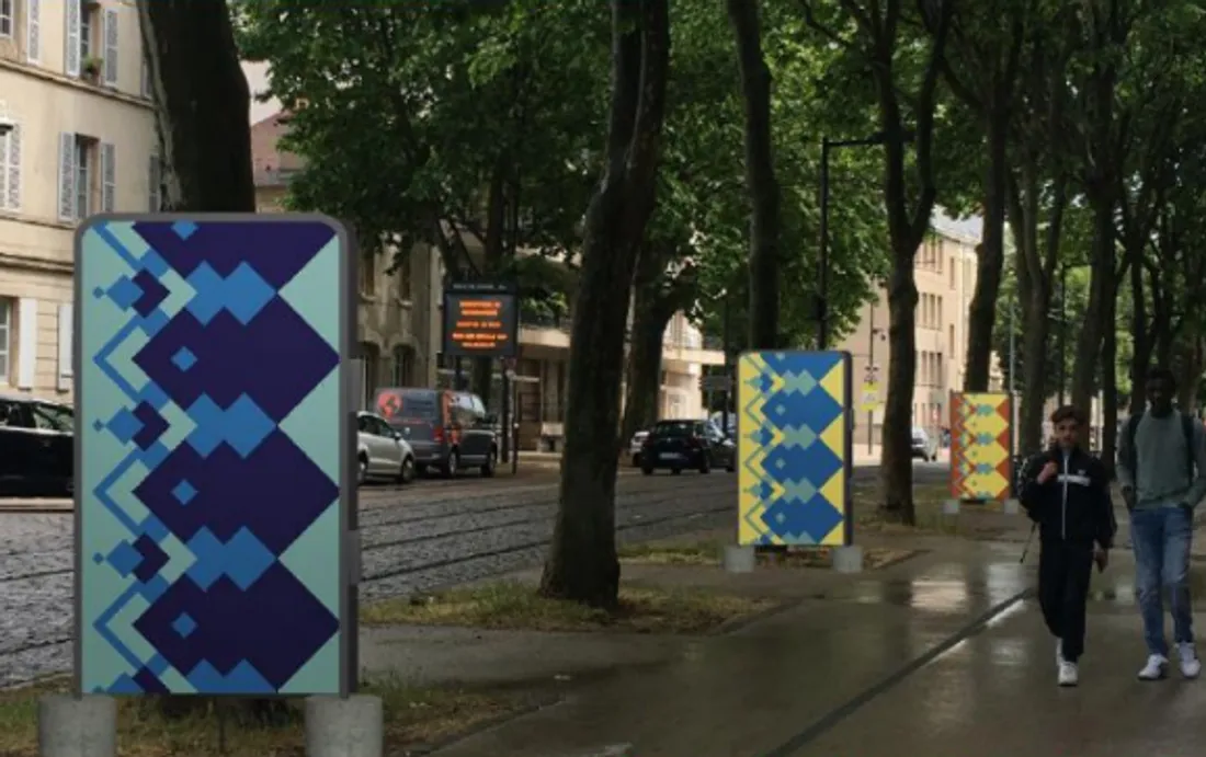 Différents dispositifs ont été imaginés pour rendre le trajet attractif et ludique.