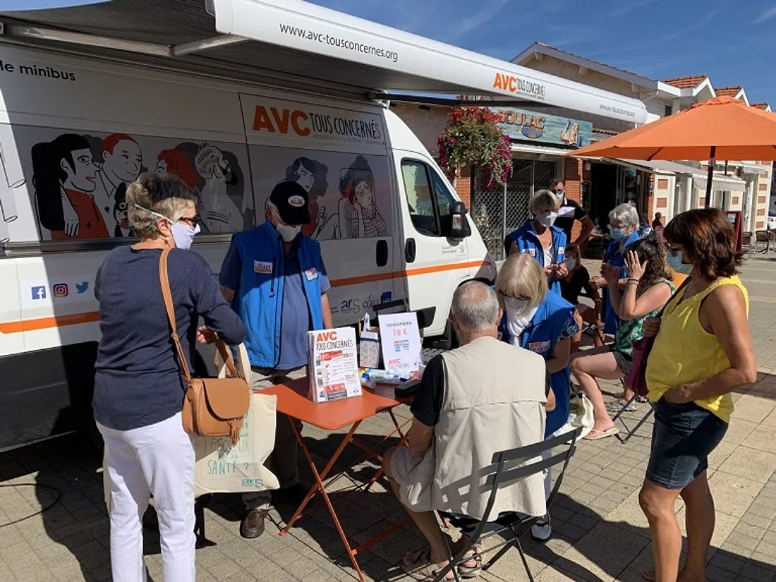 Le minibus spécial de sensibilisation aux AVC sera de passage le 5 mai à Dijon 