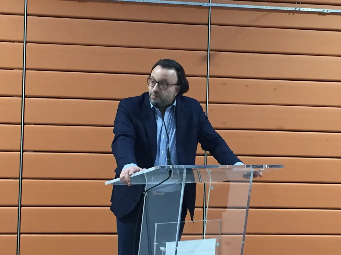 Le président de la fédération régionale des travaux publics, Vincent Martin