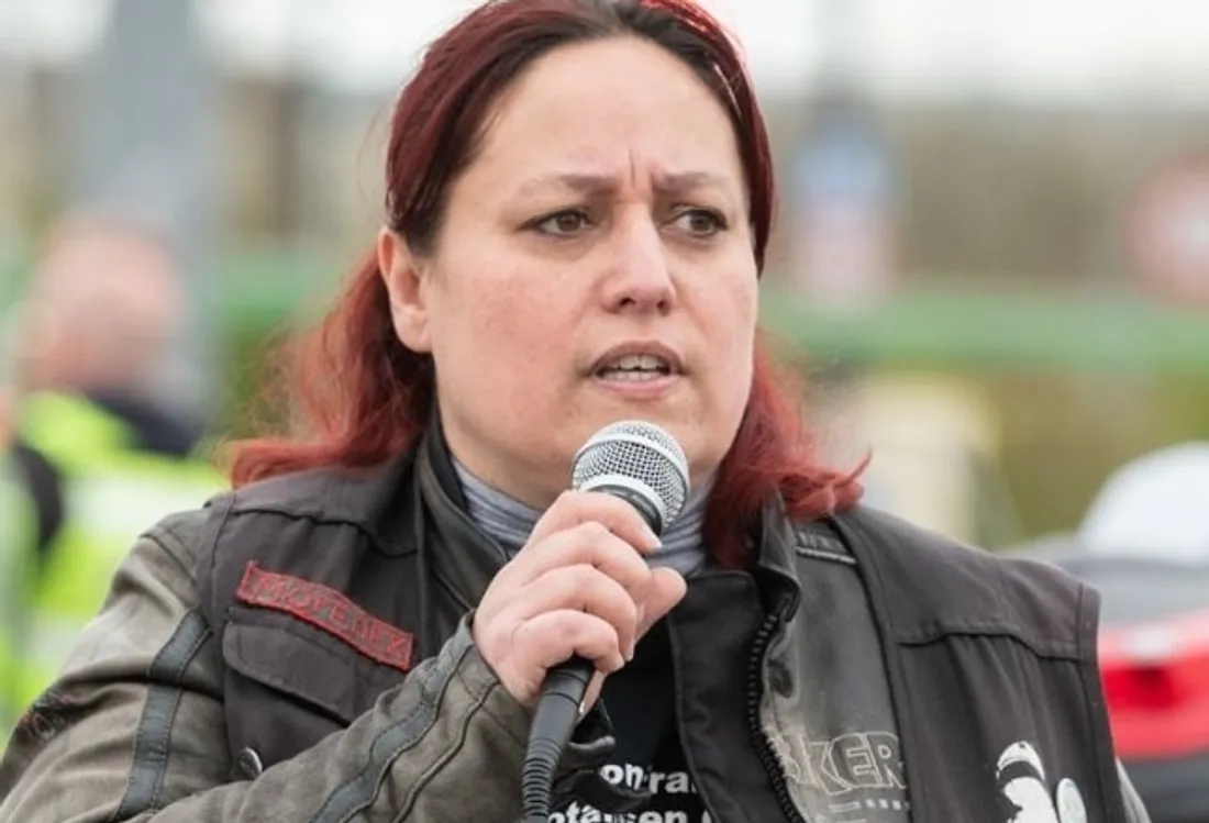 Christelle Audigier est la coordinatrice régionale de la Fédération française des motards en colère.