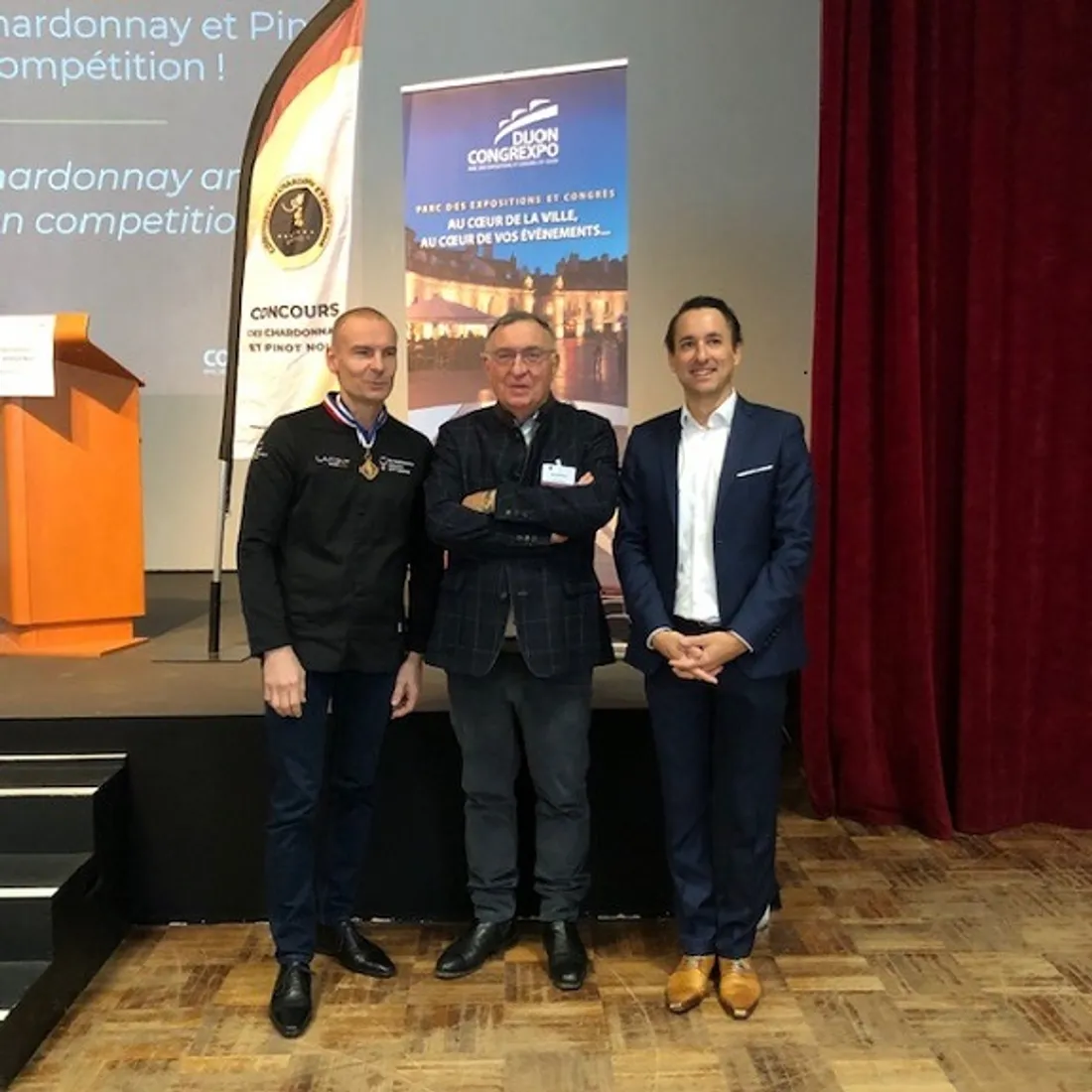 Ce concours avait lieu ce lundi avec notamment d’Éric Goettelmann (à gauche sur la photo) 