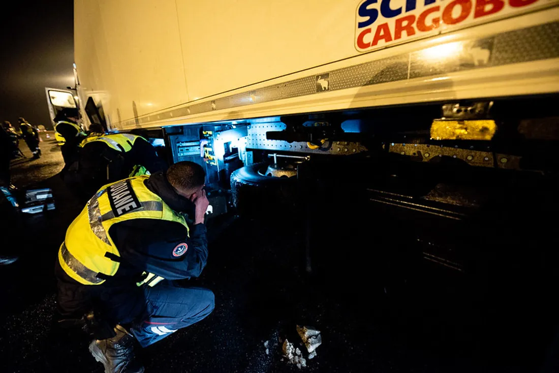 Une partie de la marchandise a été retrouvée dans un camion sur l’A6 