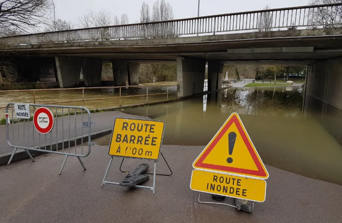 Certaines zones restent inondées en Côte d'Or 
