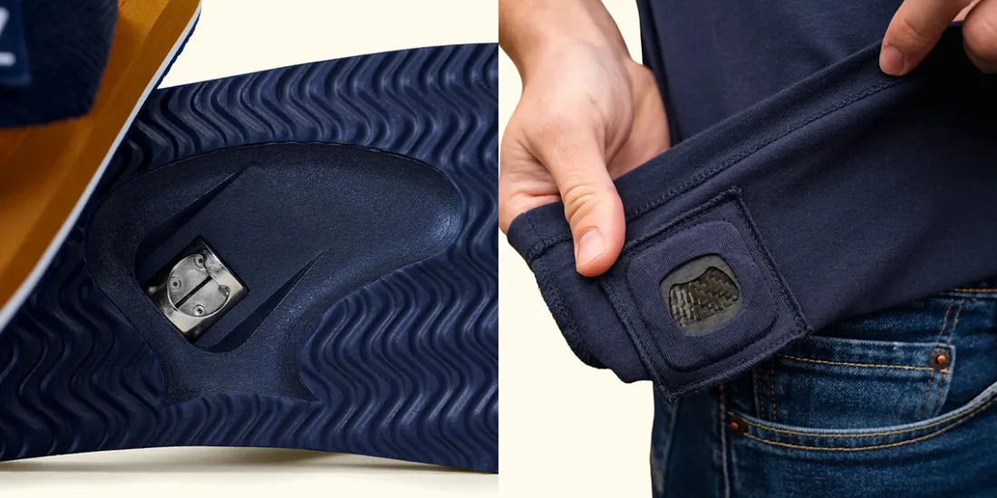 Soreez produit aussi bien des vêtements (pulls, polos et t-shirts) que des tongs décapsuleurs !