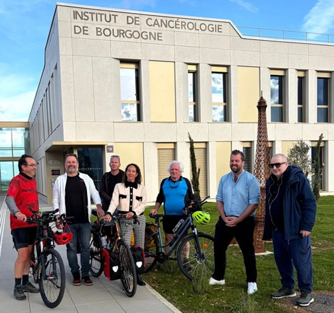 Défi vélo contre le cancer de Dépendances 21 Loisirs jusqu’à Dijon