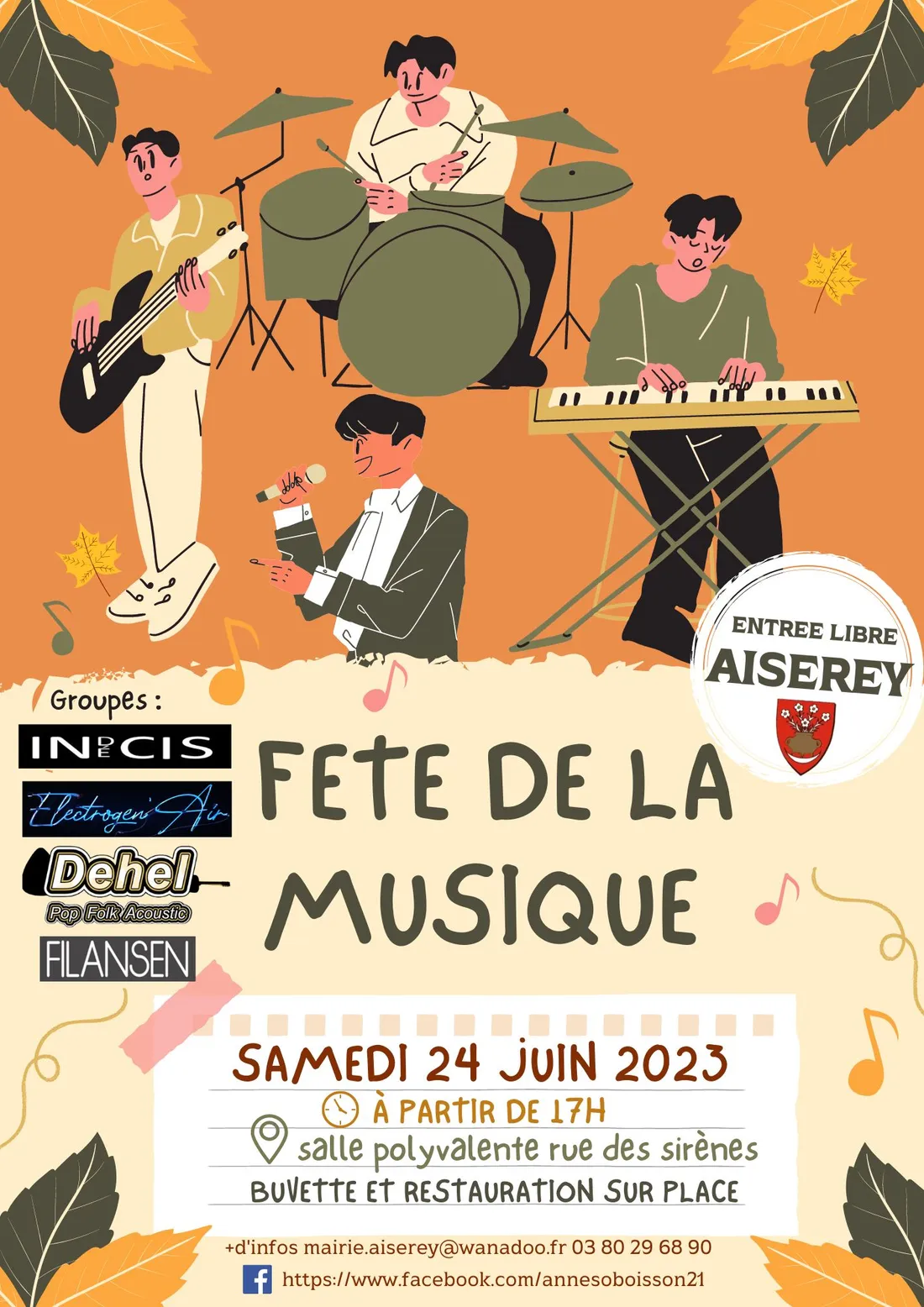 Aiserey vous invite à venir célébrer la musique ce samedi
