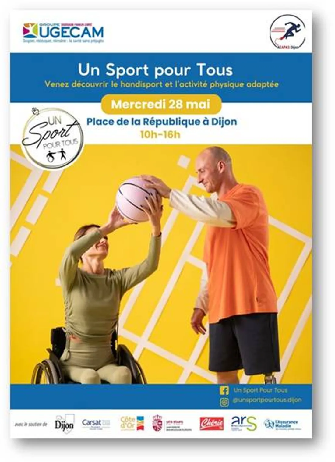 "Un Sport pour Tous" revient à Dijon pour promouvoir l'inclusion par le sport adapté
