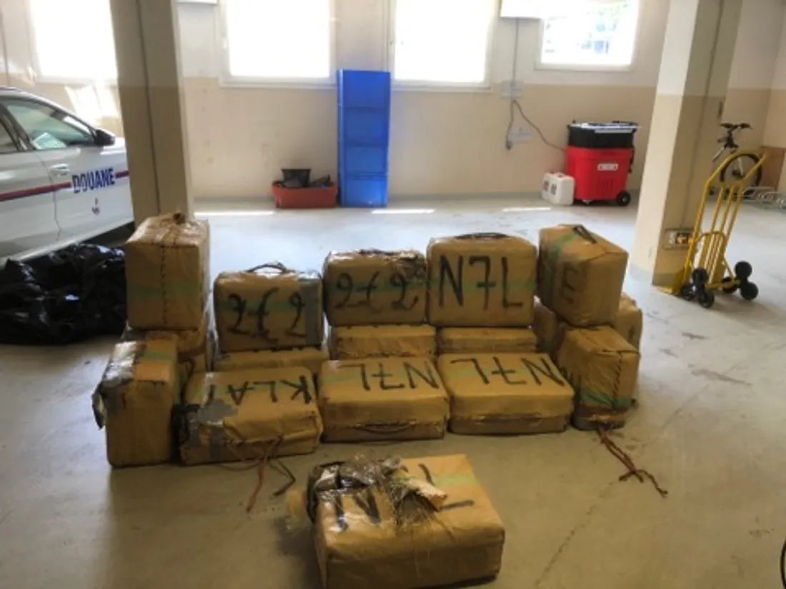 548 kilos de cannabis saisis par les douanes de Dijon