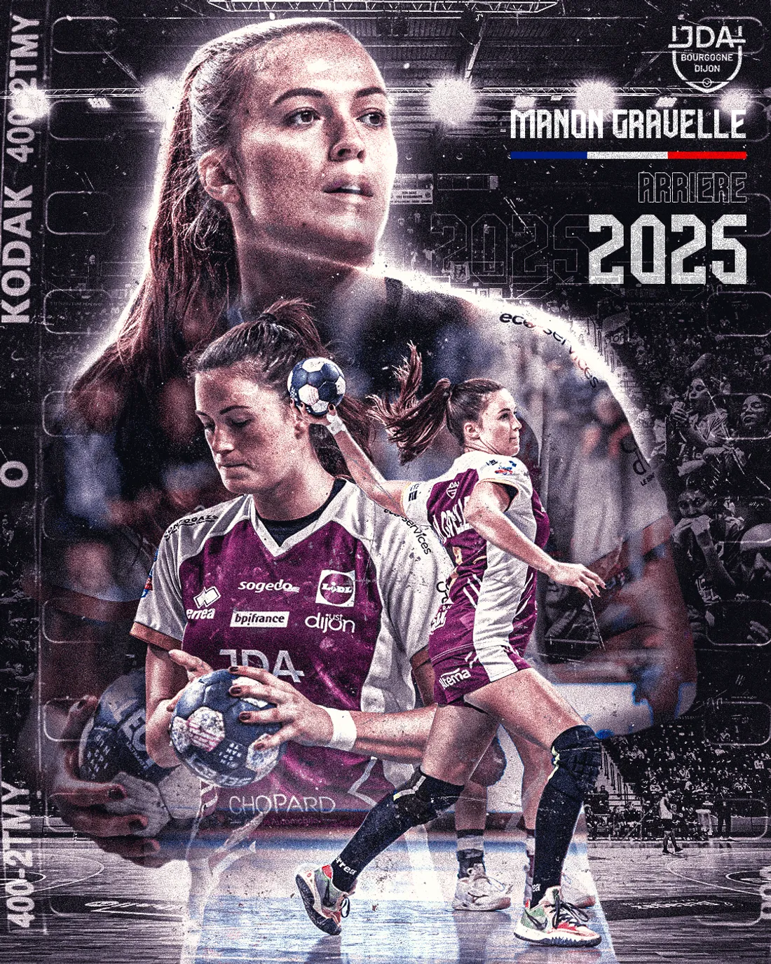 Manon Granelle, arrière droite, prolonge à la JDA Handball.