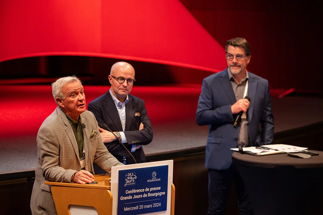 Raphaël Dubois, président des Grands jours de Bourgogne, a tenu une conférence de presse le 20 mars.