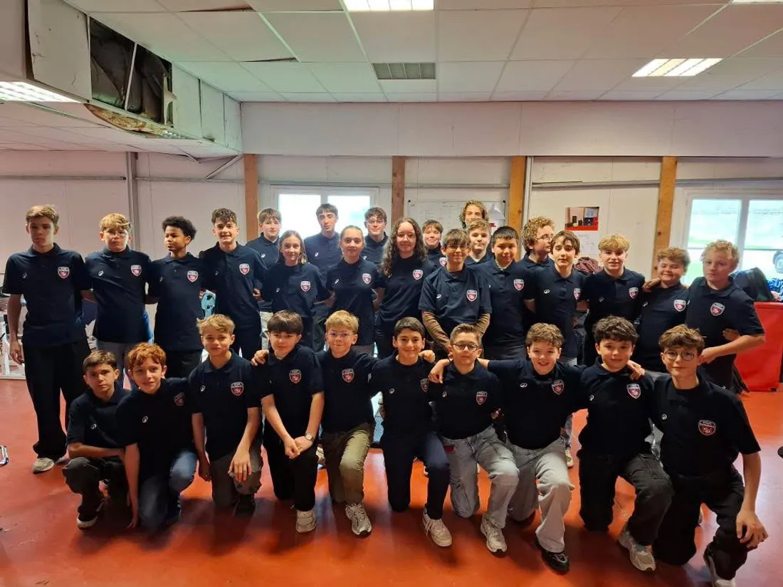 Les jeunes rugbymans qui pourraient faire le voyage en Outre-Atlantique. 