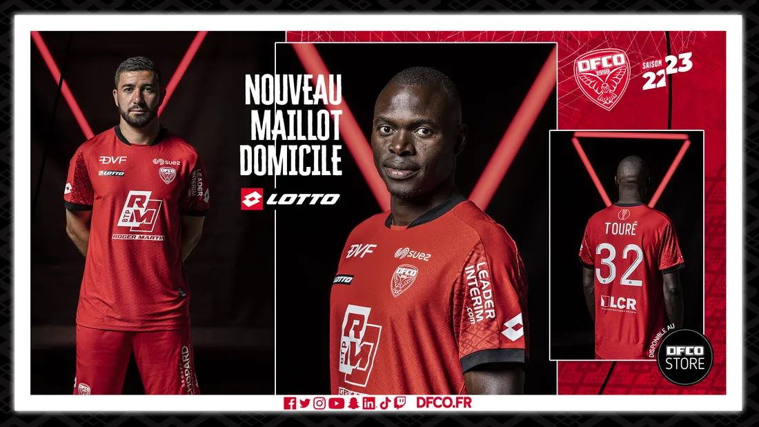 Voici les nouveaux maillots du DFCO
