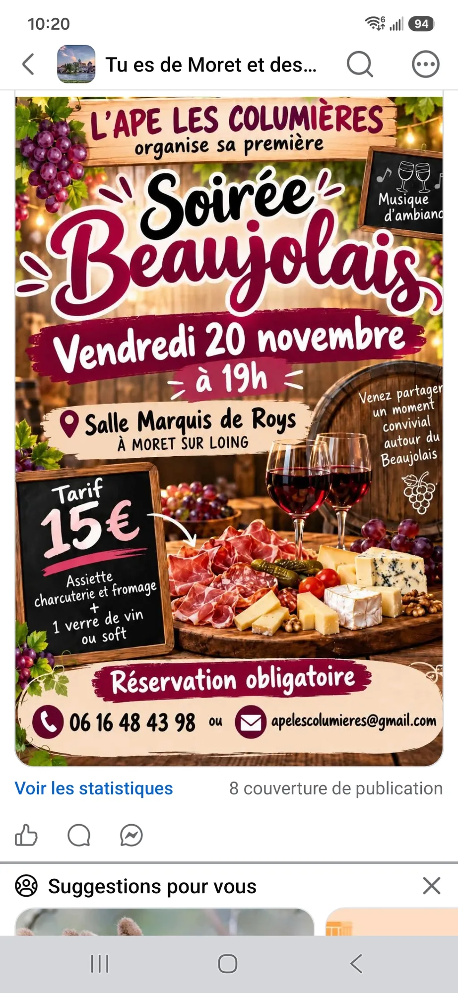 EVASION - Soirée beaujolais