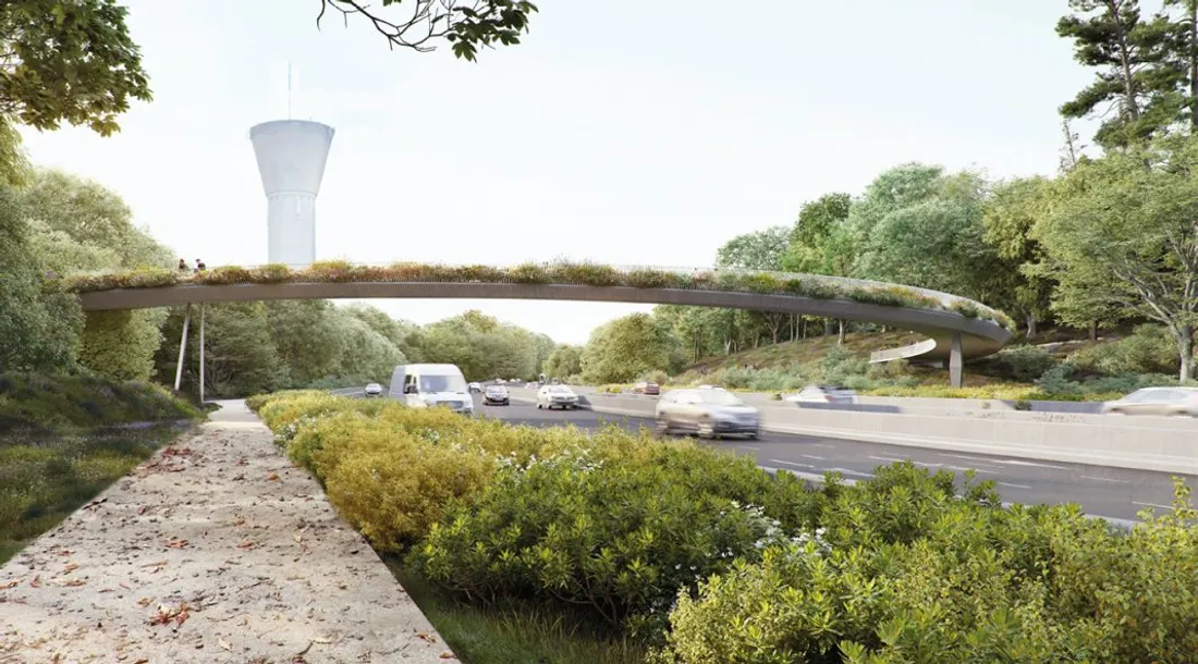 Future passerelle à Montigny-le-Bretonneux